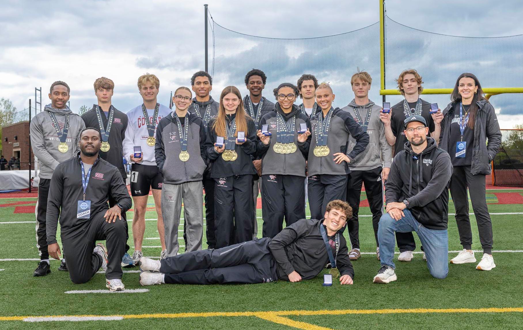 St. Charles Records Historic Showing at NJCAA Division III Outdoor Championships